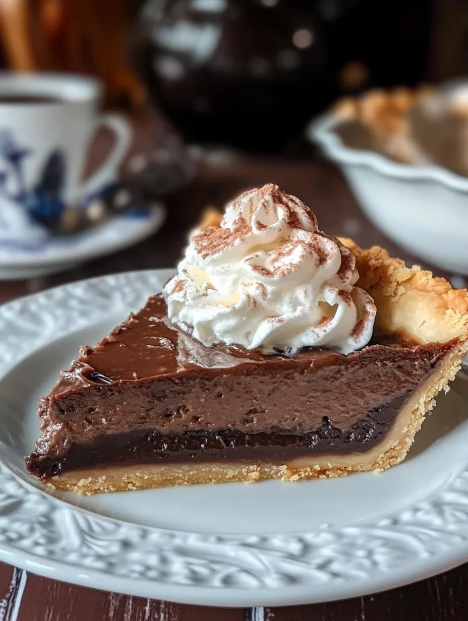 Old Fashioned Chocolate Pie