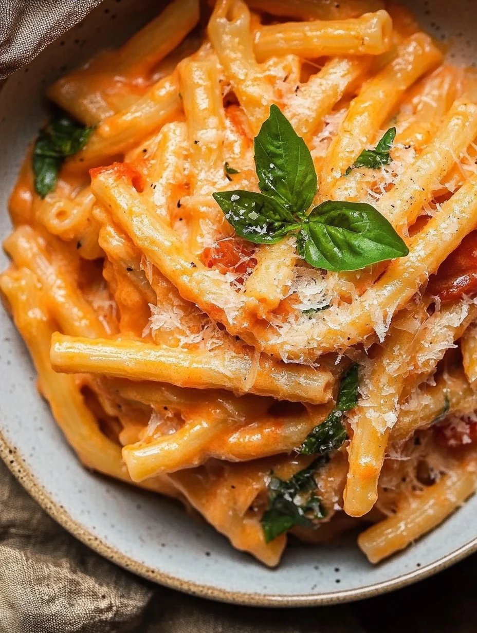 Super Easy Creamy Tomato Pasta