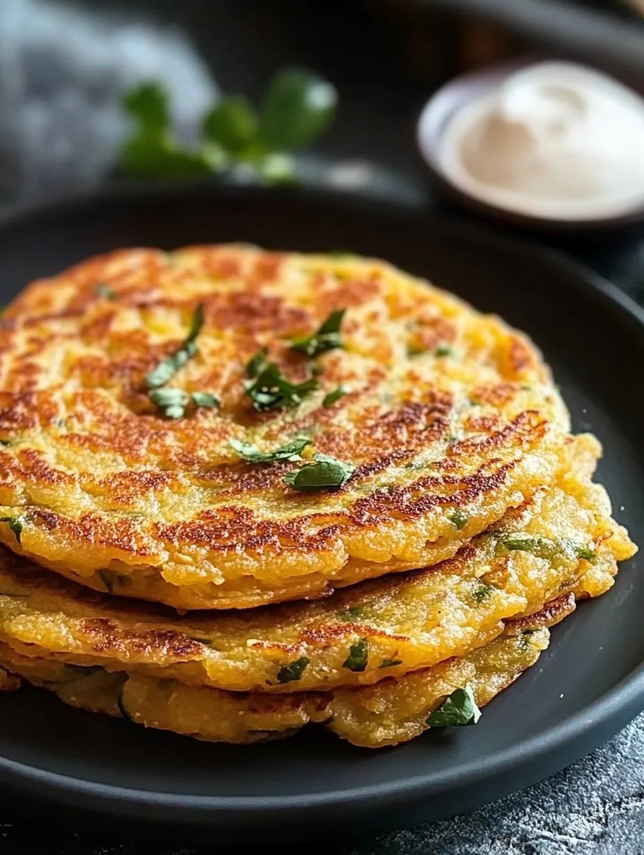 Masoor Dal Chilla | Savory Red Lentil Pancakes