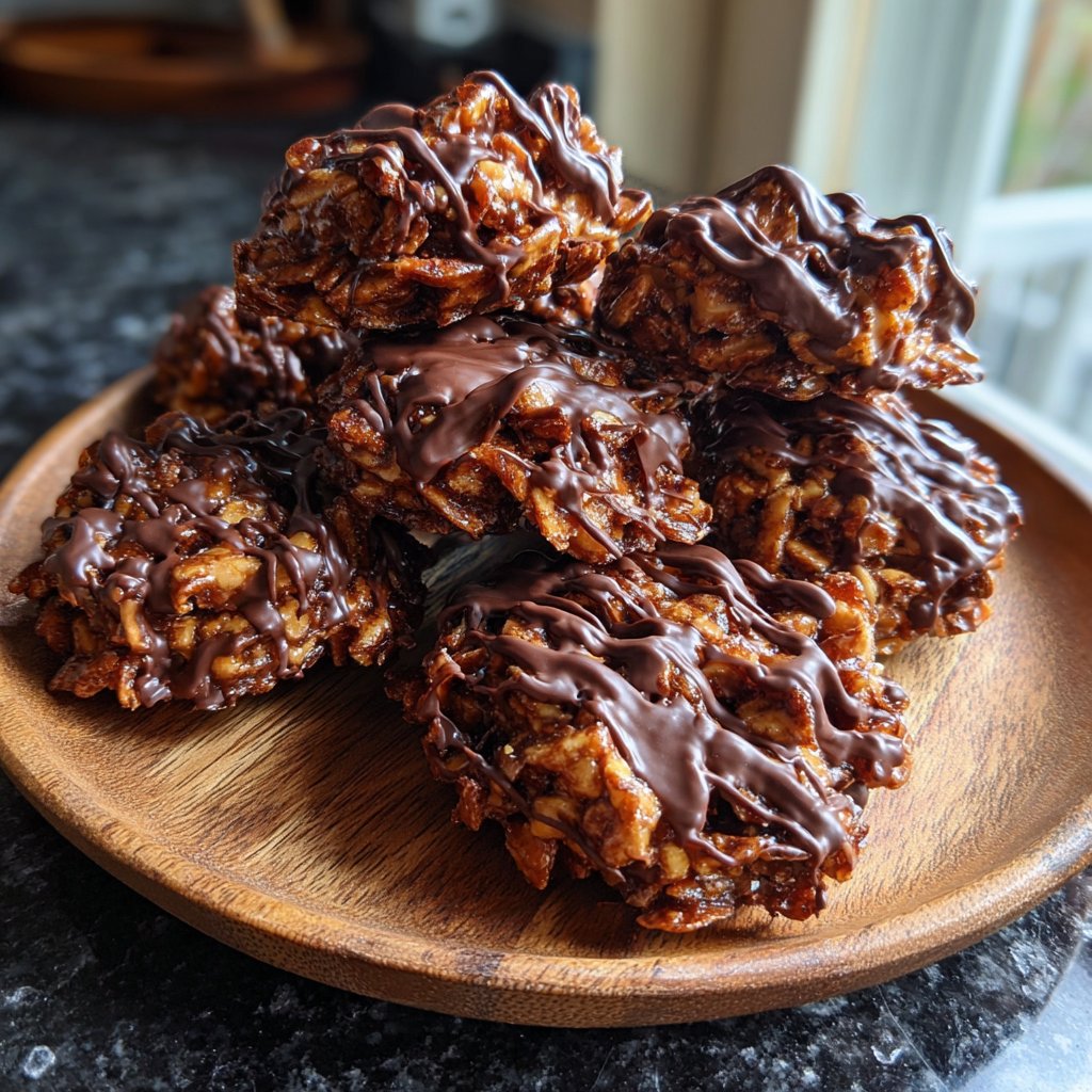 Chocolate Coconut Peanut Clusters