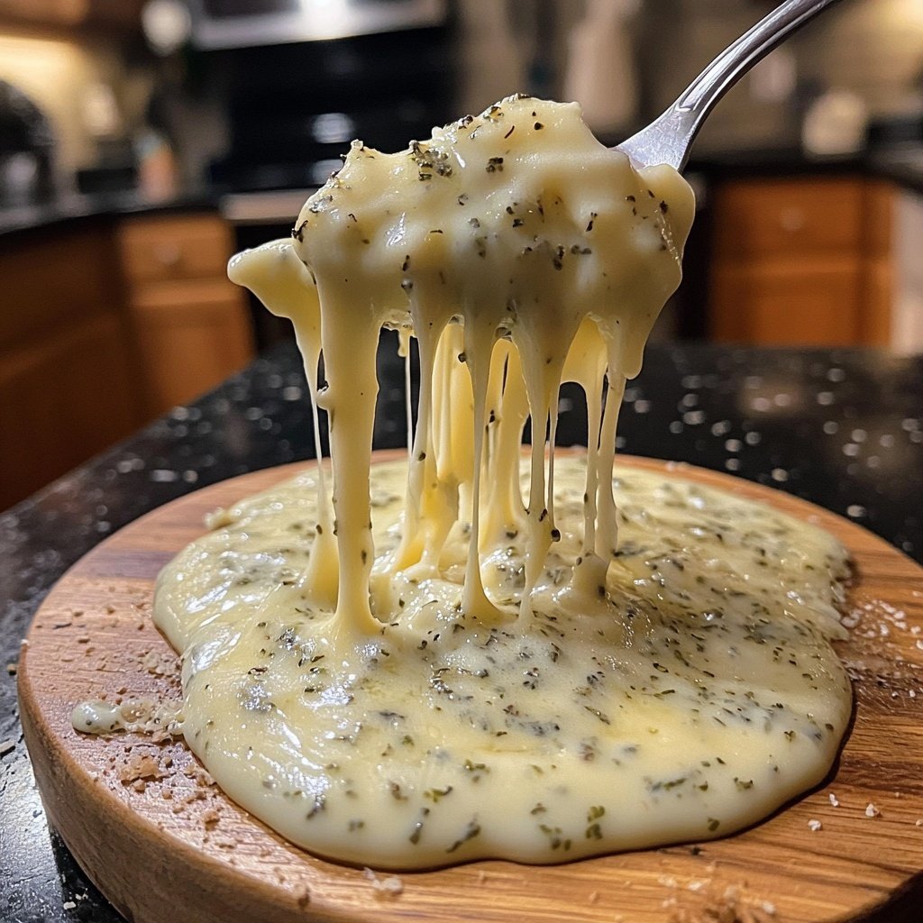 Fondue with Herb Infused Cheese