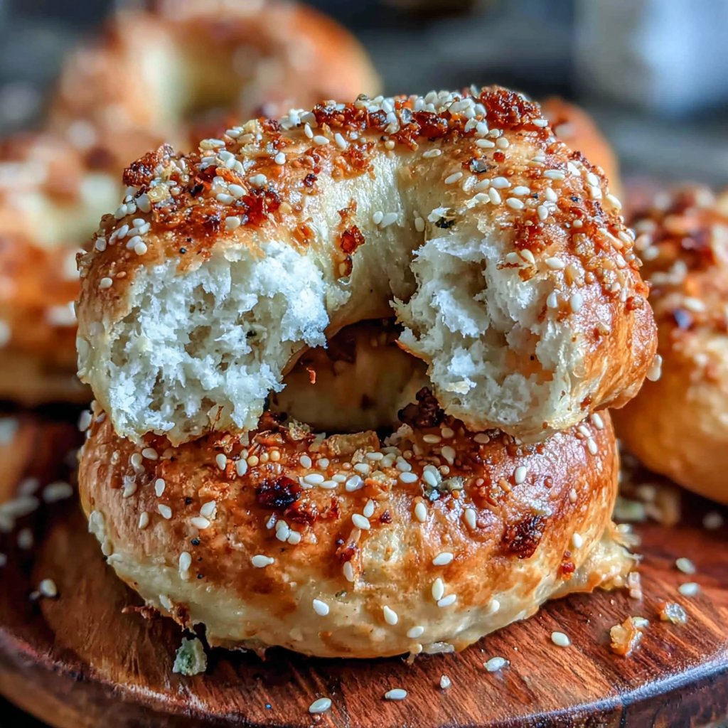 Oven Baked Yogurt Bagels