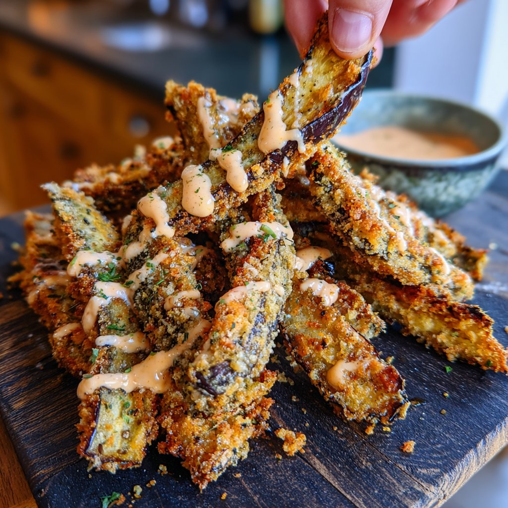 Crispy Eggplant Veggie Fries