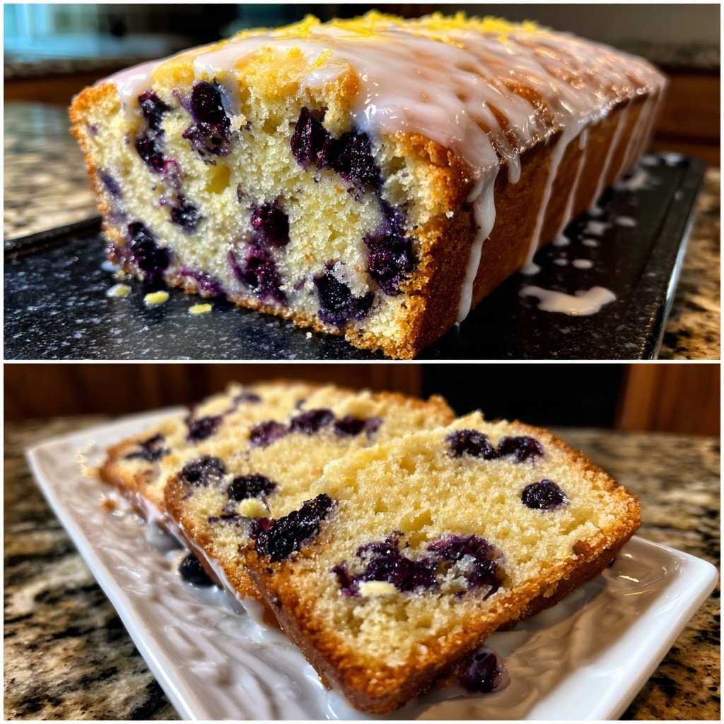 Blueberry Lemon Pound Cake