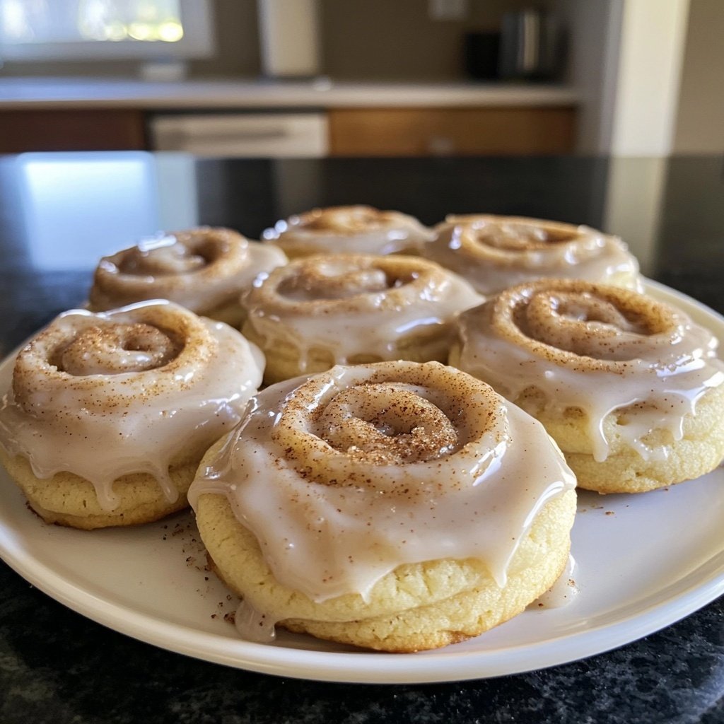 Soft and Chewy Cinnamon Roll Sugar Cookies