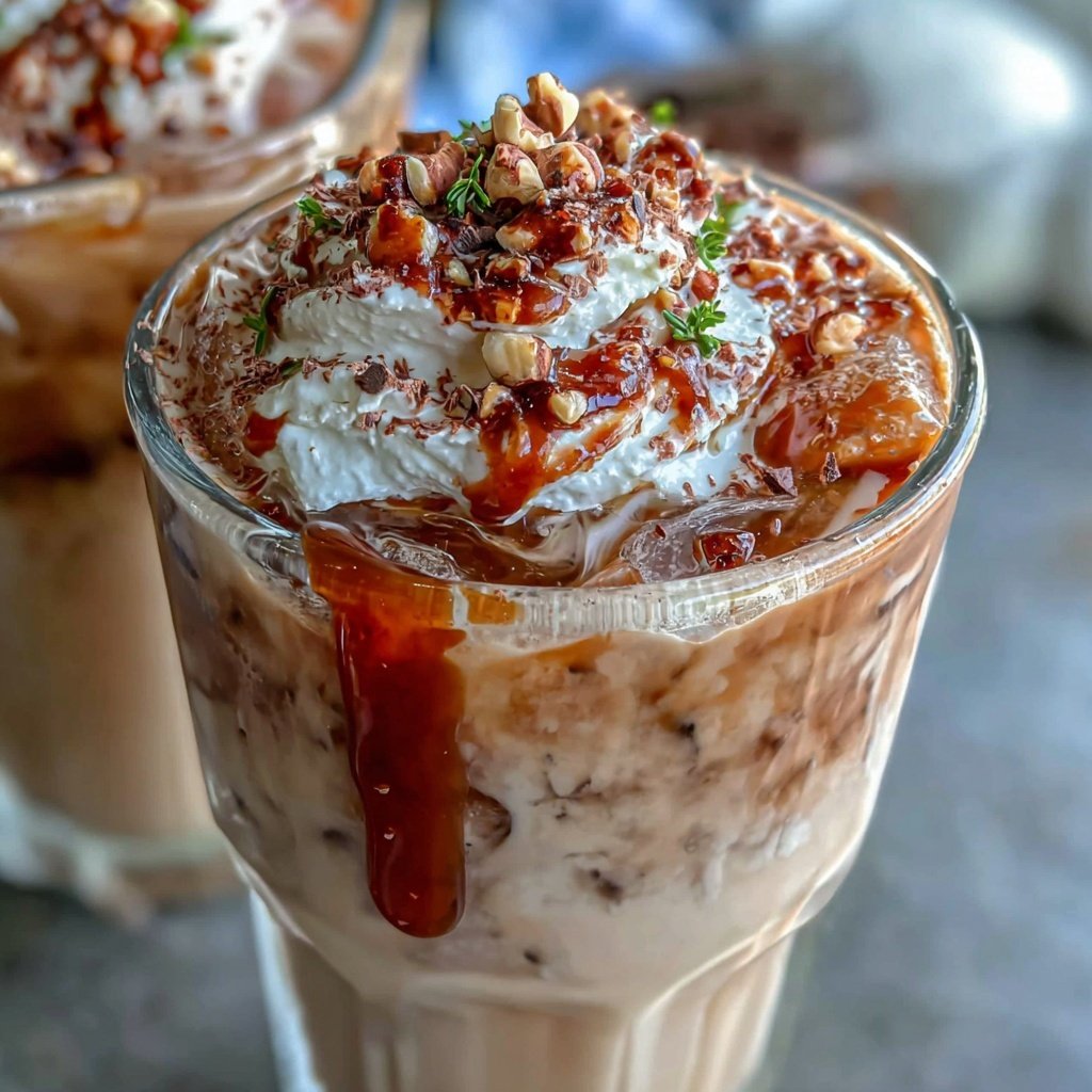Low Calorie Iced Hazelnut Coffee